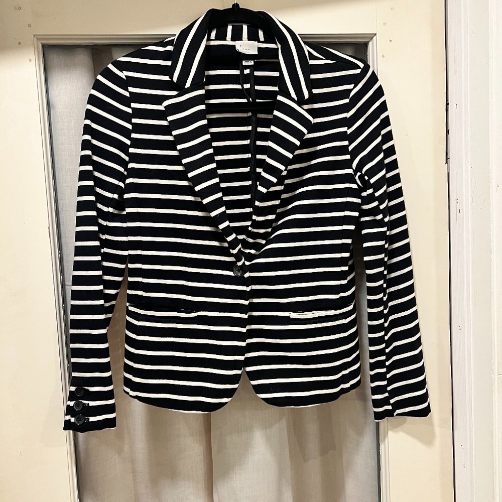 A New Day Stretch Striped Blazer, size XS